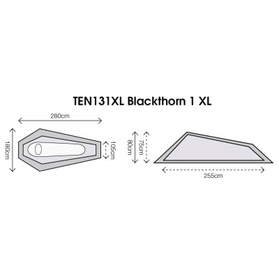 Намет одномісний Highlander Blackthorn 1 XL Hunter Green (TEN131XL-HG) (927941)