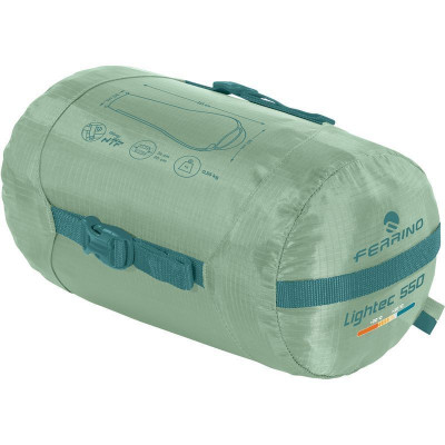 Спальний мішок Ferrino Lightec 550 +20°C Green (86153QVV) 931762