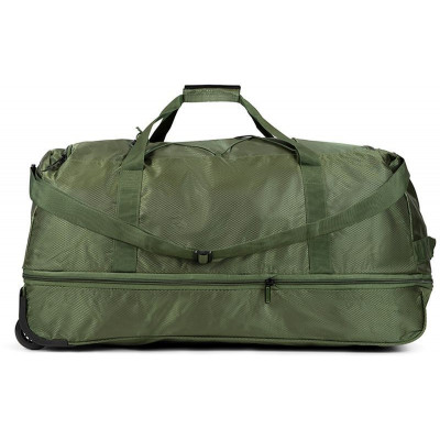 Сумка дорожня на колесах TravelZ Wheelbag Doubleloader foldable green 80(95)L  (603097) (931070)