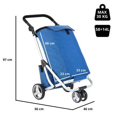 Сумка-візок ShoppingCruiser 3 Wheels Blue (650062) (928364)