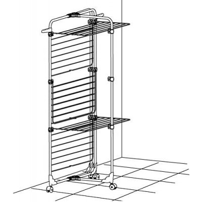 Сушарка для білизни підлогова Gimi Modular 3 Lux (154894) (929823)