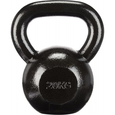 Гиря чавунна Toorx 20 кг з гумовою підставкою Black (KGV-20) (931122)