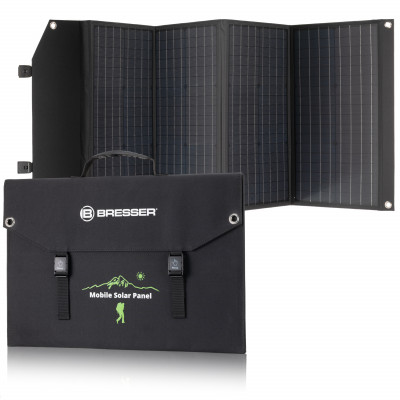 Портативний зарядний пристрій сонячна панель Bresser Mobile Solar Charger 90 Watt USB DC (3810060) (930151)