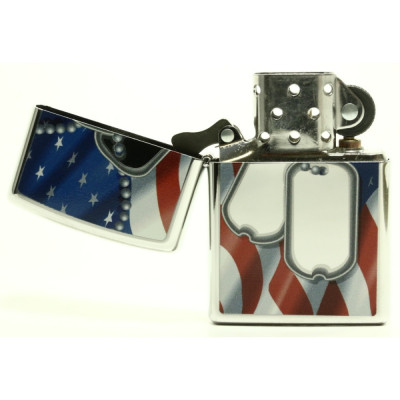 Запальничка Zippo FLAG & DOG TAG 28291