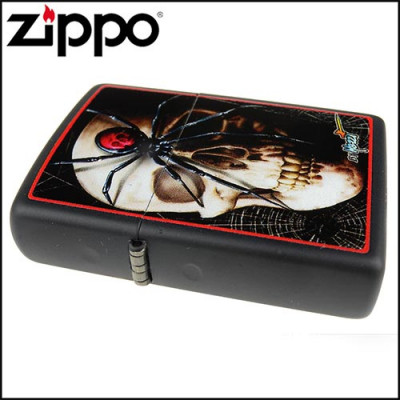 Запальничка Zippo Mazzi Skull & Spider 28627