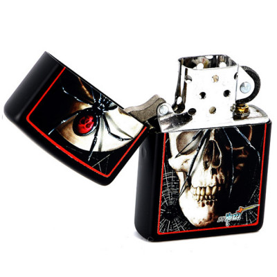 Запальничка Zippo Mazzi Skull & Spider 28627