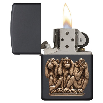 Запальничка Zippo (Зіппо) Three Monkeys 29409 Запальничка Zippo (Зіппо) Three Monkeys 29409