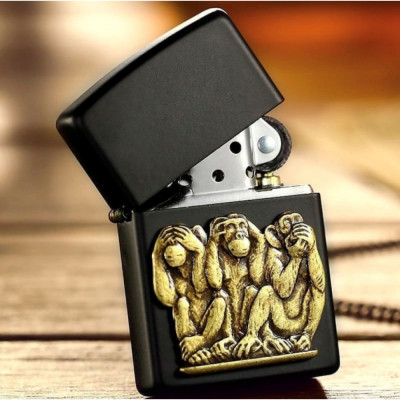 Запальничка Zippo (Зіппо) Three Monkeys 29409 Запальничка Zippo (Зіппо) Three Monkeys 29409