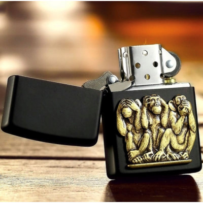 Запальничка Zippo (Зіппо) Three Monkeys 29409 Запальничка Zippo (Зіппо) Three Monkeys 29409