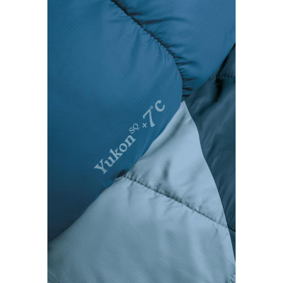 Спальний мішок Ferrino Yukon Square +7°C Blue-Grey Right (86381RBGDX) 932335
