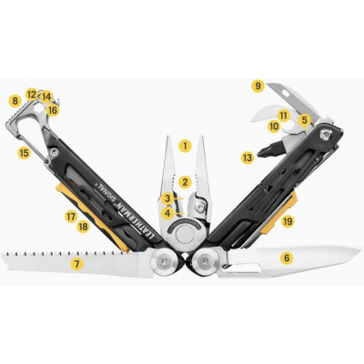 Мультитул Leatherman Signal Black чорний (832586)