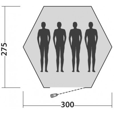 Намет чотиримісний Easy Camp Bolide 400 Rustic Green (120405) 929565