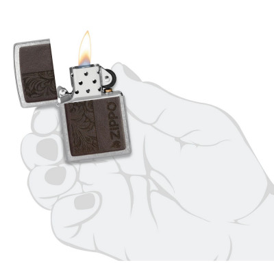 Запальничка Zippo (Зіппо) Brown Leather 46920