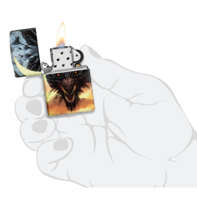 Запальничка Zippo (Зіппо) Dragon Design 48934