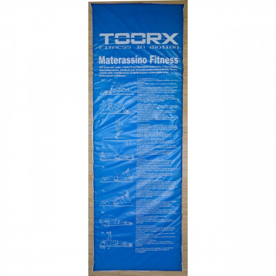 Килимок спортивний Toorx Padded Exercise 181 х 60 х 2,5 см з антиковзною поверхнею Blu/Rosso (MAT-GE) (931149)