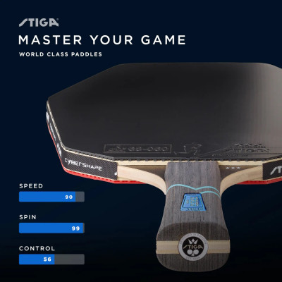 Ракетка для настільного тенісу Stiga Cybershape Future 3 Star FL (1213-0304-35) 931284 Ракетка для настільного тенісу Stiga Cybershape Future 3 Star FL (1213-0304-35) 931284