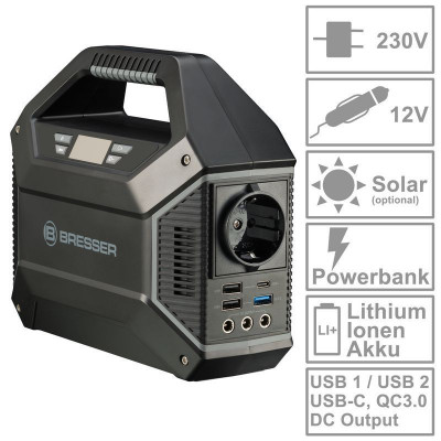 Портативна зарядна станція Bresser Portable Power Supply 100 Watt (3810000) (930154) Портативна зарядна станція Bresser Portable Power Supply 100 Watt (3810000) (930154)