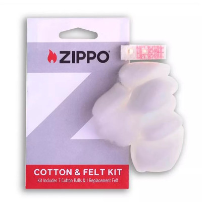 Ремкомплект "ZIPPO" 7 кульок вата та фетрова заглушка (122112)