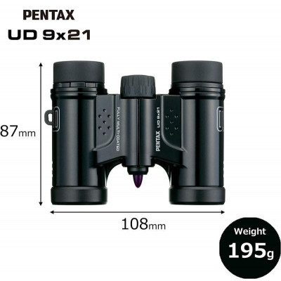 Бінокль Pentax UD 9x21 Black (61811) 930105