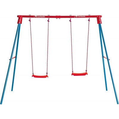 Гойдалка на металевих опорах Garlando Candy подвійна (ALT-12) (930749)