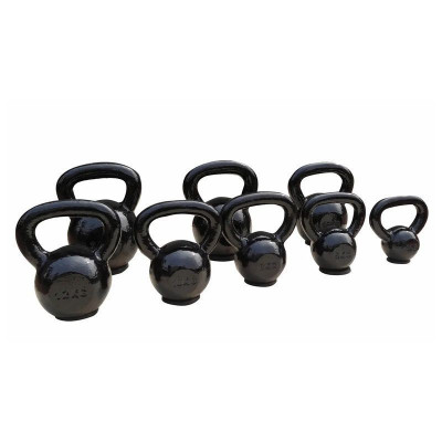 Гиря чавунна Toorx 10 кг з гумовою підставкою Black (KGV-10) (931119)