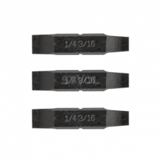Набір Leatherman з трьох двосторонніх біт з плоскими викрутками 1/4 & 3/16 (931025)
