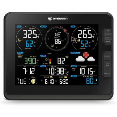 Метеостанція Bresser Professional WIFI Weather Centre 7in1 (WSX3001CM3LC2) (930417)