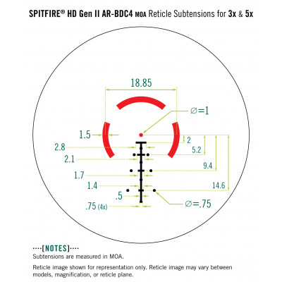 Приціл оптичний Vortex Spitfire HD Gen II 5x Prism Scope (SPR-500) (929064)