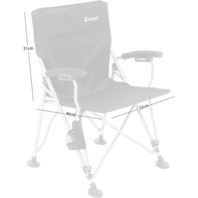Стілець розкладний Outwell Campo Forest Green (470387) (929840)