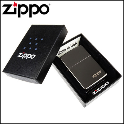 Запальничка Zippo BLACK ICE w/ZIPPO LOGO 150 ZL