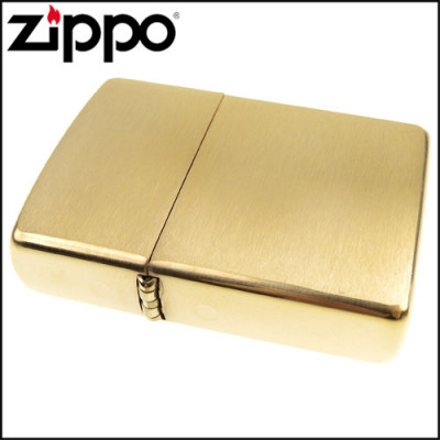 Запальничка Zippo (Зіппо) BRUSHED BRASS ARMOR 168