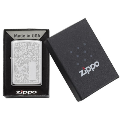 Запальничка Zippo VENETIAN CHROME 352