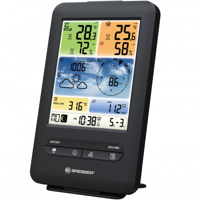 Метеостанція Bresser Weather Center 5-in-1 V WIFI Professional colour (7002585) (930104)