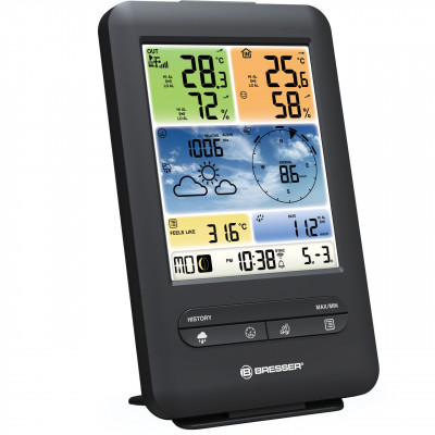 Метеостанція Bresser Weather Center 5-in-1 V WIFI Professional colour (7002585) (930104)