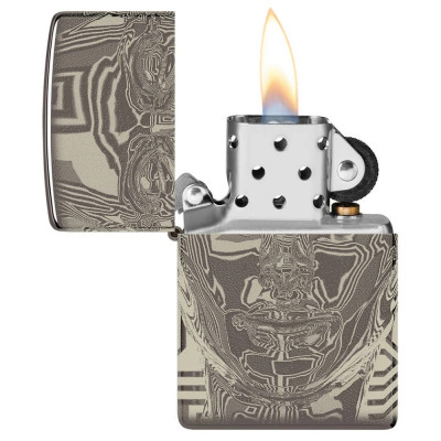 Запальничка Zippo (Зіппо) 3D Metal Head Design 46357