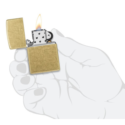 Запальничка Zippo (Зіппо) Regular Street Brass 48267 Запальничка Zippo (Зіппо) Regular Street Brass 48267