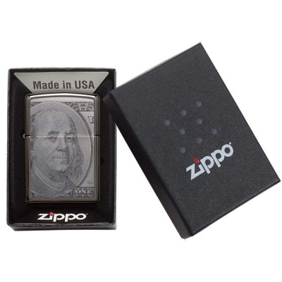 Запальничка Zippo Currency Design 49025