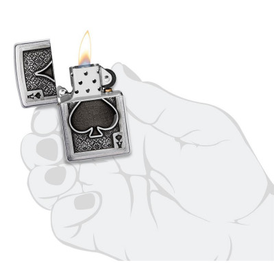 Запальничка Zippo Ace Of Spades Emblem 49637