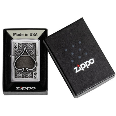 Запальничка Zippo Ace Of Spades Emblem 49637