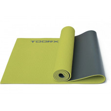 Килимок спортивний Toorx Yoga PVC 173 х 60 х 0,6 см для йоги та фітнесу Verde/Antracite (MAT-176) (931138)