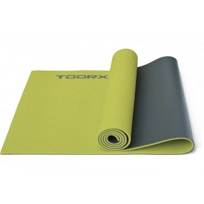 Килимок спортивний Toorx Yoga PVC 173 х 60 х 0,6 см для йоги та фітнесу Verde/Antracite (MAT-176) (931138)