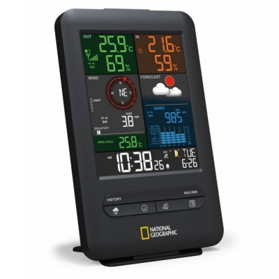 Метеостанція National Geographic Weather Center 5-in-1 256 colour Black (9080500) (927576)