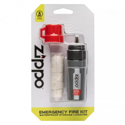 Аварійний набір для розведення вогню Zippo Emergency Fire Kit 5 трутів, контейнер (2007556)