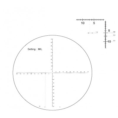 Бінокль з сіткою Vector Optics Continental Plus 10x42 ED SCBO-07