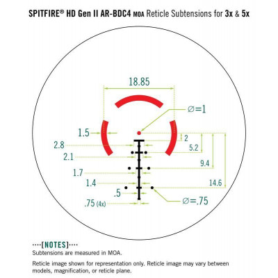 Приціл оптичний Vortex Spitfire HD Gen II 5x Prism Scope (SPR-500) (929064)