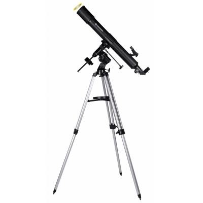 Телескоп Bresser Quasar 80/900 EQ Refractor Solar Carbon з сонячним фільтром і адаптером для смартфона (4780909) (923033)