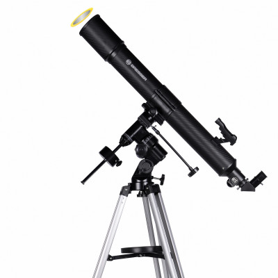 Телескоп Bresser Quasar 80/900 EQ Refractor Solar Carbon з сонячним фільтром і адаптером для смартфона (4780909) (923033)