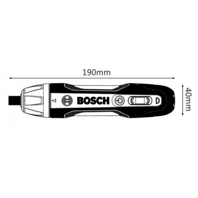 Акумуляторна викрутка Bosch GO gen2 Professional