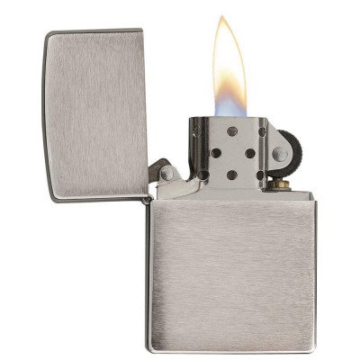 Запальничка Zippo (Зіппо) Armor® BRUSHED CHROME ARMOR 162