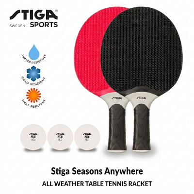 Набір для настільного тенісу Stiga Seasons Anywhere 2 Bats 3 Balls (1210-0122-01-2) 932418